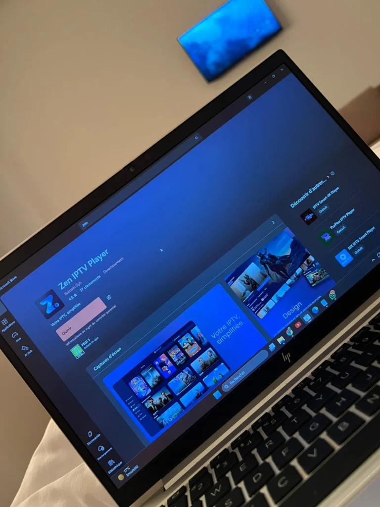 Sur PC ou Mac, Zen IPTV Player