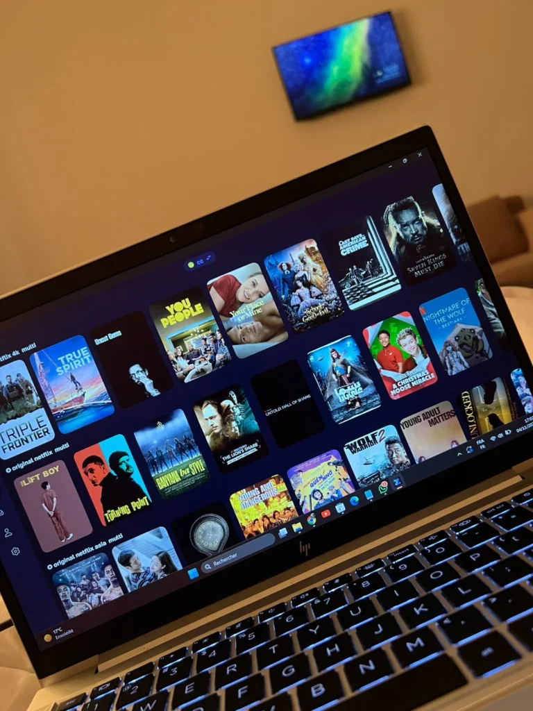 chargement du flux IPTV, contenu disponible