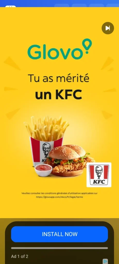 publicités sans arret