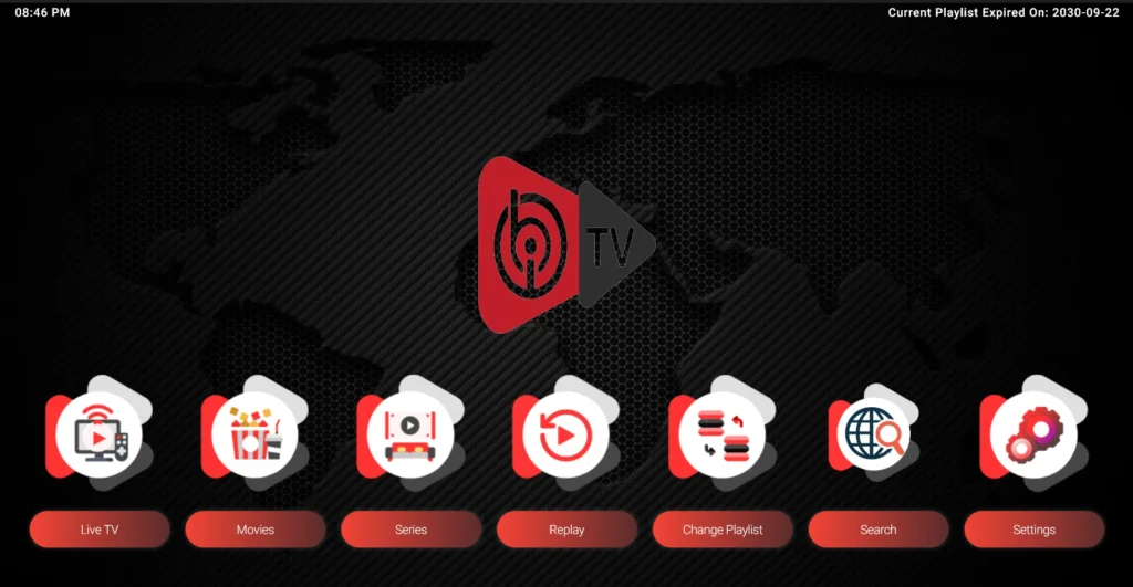 redémarrer l’application IPTV