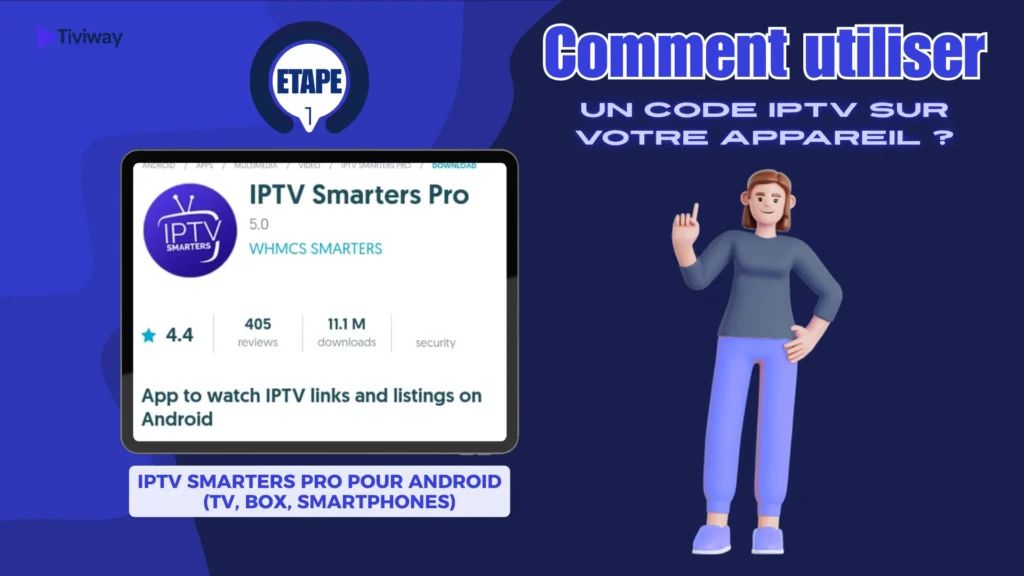 Téléchargement d'IPTV Smarters Pro
