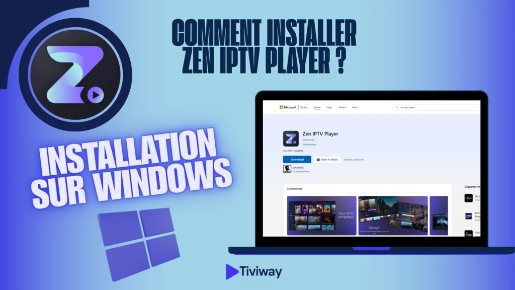Zen IPTV Player sur Windows